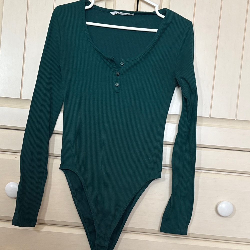 Bluenotes Kids Teal Long Sleeve Bodysuit